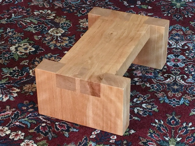Birch Stool On Carpet